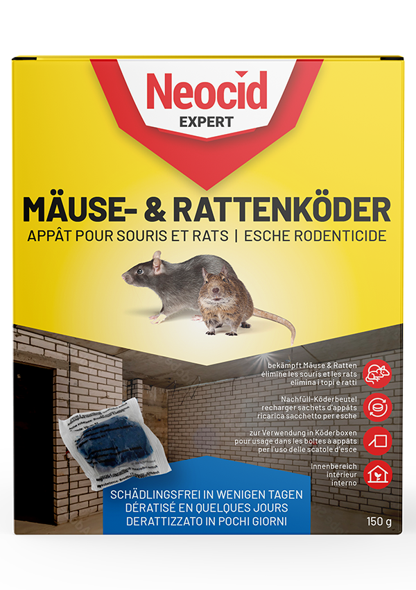 Appâts pour souris et rats Neocid EXPERT